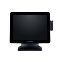 Сенсорный моноблок Space Supreme 15", Intel Celeron J4125, RAM 4 Gb / SSD 128 Gb, MSR, без ОС, черный