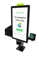 Касса самообслуживания MС 21 Slim, 21.5", Full HD, P-CAP, i5-1235U, 8Gb / SSD 128Gb, 2D Mndeo MP7188, без ккт, без терминала оплаты, без светофора