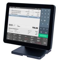 Сенсорный моноблок POSCenter Atlas (15", PCAP, J4125, RAM 4Gb, SSD M2 128Gb, без MSR)  без ОС, черный