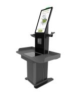 Касса самообслуживания MС Pro 24 T, 23.8", Full HD, P-CAP, N100,RAM 8Gb / SSD 128Gb, сканер 2D, тумба, без ккт, без терминала оплаты, без весов, без ОС, черный
