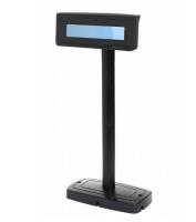 Дисплей покупателя ШТРИХ-T D3-USB-PB, USB/RS232, LCD 2x20, черная стойка