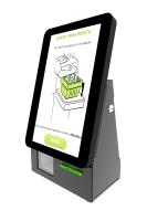 Касса самообслуживания MС Mini 15 N, 15.6", Full HD, P-CAP, N100, RAM 4Gb / SSD 128Gb, сканер 2D Mindeo, без ккт, без терминала оплаты, без ОС, черный