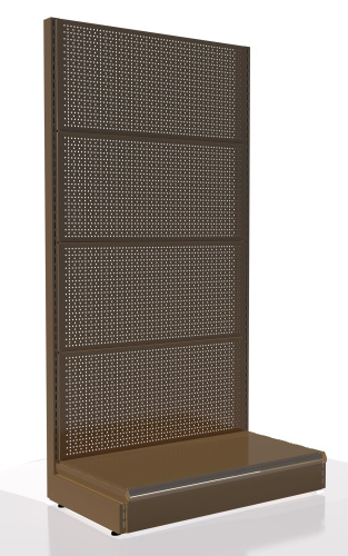 Стеллаж пристенный с перфорацией 1850х750х400