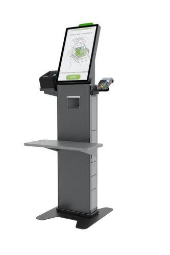 Касса самообслуживания MС PRO 24 FT (23.8", Full HD, P-CAP, J4125 / J6412 / N100, RAM 8Gb / SSD 128Gb, сканер 2D, фронтальная полка)
