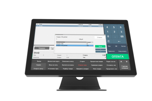 Сенсорный монитор МС 21 AD (21.5’’, Full HD, P-CAP, HDMI, VGA, без MSR)