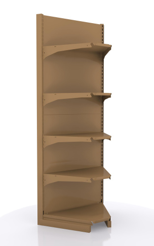 Стеллаж внутреннего угла ЛАЙТ 1900х500/2х400/2х300