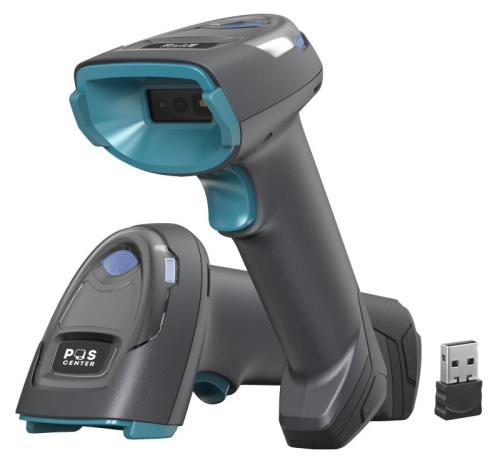 Сканер штрих-кода POScenter SG-105-BD 9749, USB, 2D, адаптер (донгл), кабель