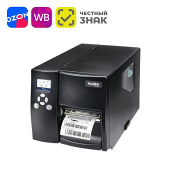 Принтер для печати этикеток Godex EZ-2250i 011-22iF02-001, RS232 / USB / Ethernet, 203 dpi