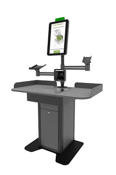 Касса самообслуживания МС ErgoS 15 Т (15.6", Full HD, P-CAP, J4125 / N100, RAM 8Gb / SSD 128Gb, комплект кронштейнов, тумба)