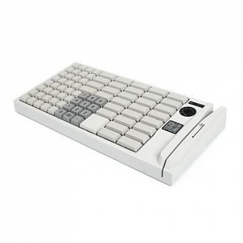 Клавиатура программируемая KB-PION306 (79 клавиш; PS/2; MSR123; ключ) черная