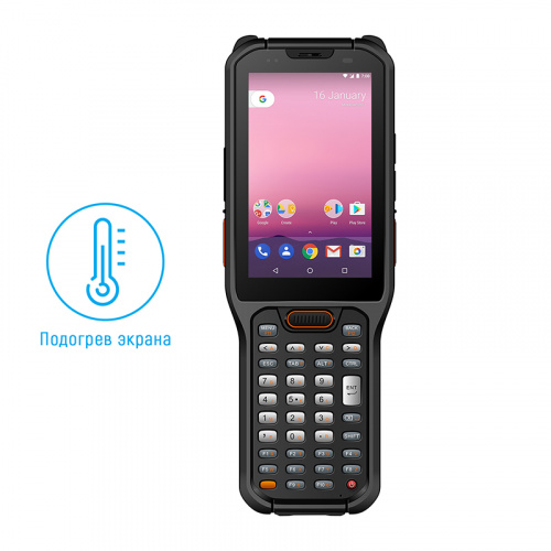 Терминал сбора данных UROVO RT40 RT40-SS5S10E401XSN, Android 10, 3/32 Gb, Zebra SE4750 SR, 2G / 4G (LTE) / Bluetooth / GPS / GSM / Wi-Fi / 5200 mAh / NFC