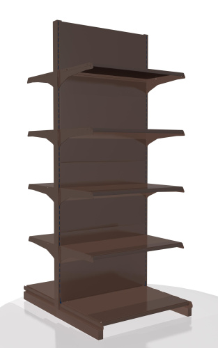 Стеллаж металлический островной ЛАЙТ 1900х750х500