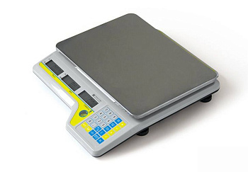 Весы торговые Штрих-СЛИМ Т300 15-2.5 ДП6.2 РА (LCD, без стойки, RS232)