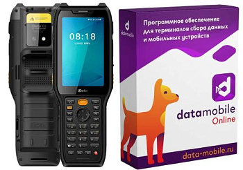 Комплект ТСД iData K8 (SR+ DS7000pro) + ПО DataMobile Online (12 мес.)