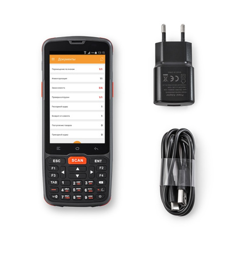 Терминал сбора данных АТОЛ Smart.Slim, 4", Android 7.0, MTK MT6580, 2Gb / 16Gb, 2D, Wi-Fi, BT, 3G, GPS, камера, БП, 4000 мАч