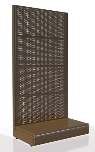 Стеллаж пристенный с перфорацией 1850х970х400