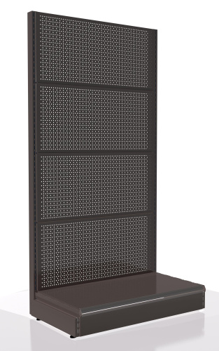 Стеллаж пристенный с перфорацией 1850х750х400