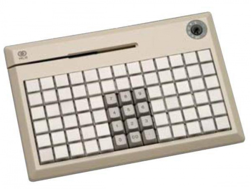 Программируемая POS-клавиатура NCR 5932-7XXX PS/2, 78 клавиш, c ридером магнитных карт на 1-3 дорожки