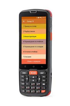 Терминал сбора данных АТОЛ Smart.Slim Plus, 4", Android 10, с GMS, MT6761D, 2 Gb / 16 Gb, 2D E3, Wi-Fi, BT, NFC, 4G, GPS, камера, БП, 4500 мАч