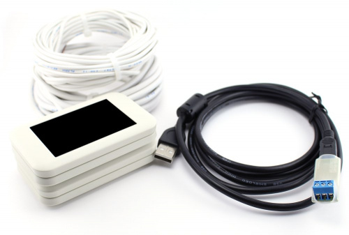 Проводной комплект счетчиков MegaCount MC-USB с USB, белый