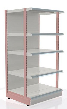 Стеллаж усиленный передними стойками 1850х900
