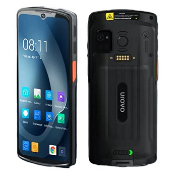 Терминал сбора данных UROVO DT66 DT66-SH7S13E5F51, Android 13, 4 Gb / 64 Gb, 2D, 3G / 4G (LTE) / 5G / Bluetooth / Wi-Fi / GPS / GSM,  5000 мАч