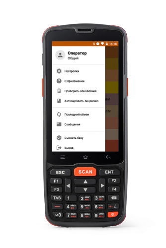 Терминал сбора данных АТОЛ Smart.Slim Plus, 4", Android 10, с GMS, MT6761D, 2 Gb / 16 Gb, 2D E3, Wi-Fi, BT, NFC, 4G, GPS, камера, БП, 4500 мАч