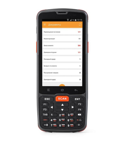 Терминал сбора данных АТОЛ Smart.Slim, 4", Android 7.0, MTK MT6580, 2Gb / 16Gb, 2D, Wi-Fi, BT, 3G, GPS, камера, БП, 4000 мАч