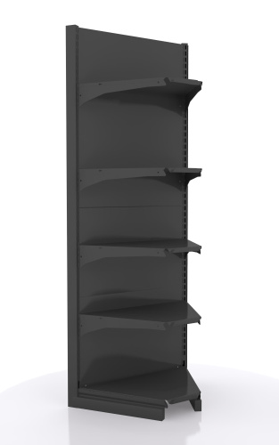 Стеллаж внутреннего угла ЛАЙТ 1900х500/2х400/2х300